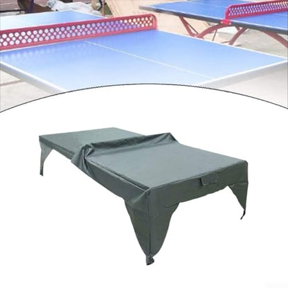 Outdoor Table Tennis Table 280x153x73cm, Waterproof Sunproof Dust Protector with Storage Bag Garden Patio Furniture, Gray(210D) - size: 210D