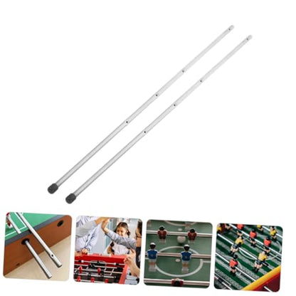 Happyyami 3pcs Enhance Your Game Table Soccer Rod Metal Operation Pole Desk Soccer Machine Accessory for Boys and Girls