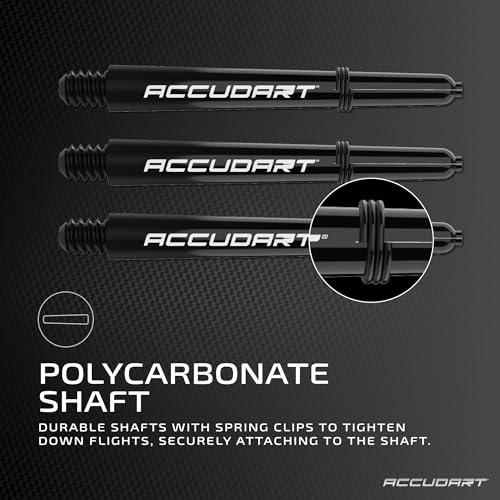 Accudart Soft Tip Dart Set 1.0 – Nickel‑Plated Steel Barrel, Knurled Grip, Polycarbonate Shafts, Standard Flights – Soft Tip Points Included, Ideal for Beginners