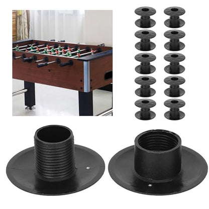 10 Pair Tabletop Foosball Bearing Rods, Hole Diameter 15.8mm Football Table Board Bearings, Plastic Foosball Table Parts