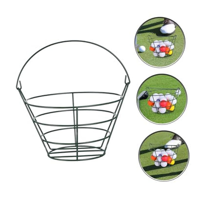Golf Carry Bag Storage Box Efficient Metal Basket for and Organization Holds up to Lightweight and Portable Organizer