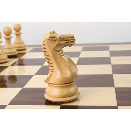 RoyalChessMall -4.1" Pro Staunton Wooden Chess Pieces Only Set - Weighted Rosewood - style: Rosewood