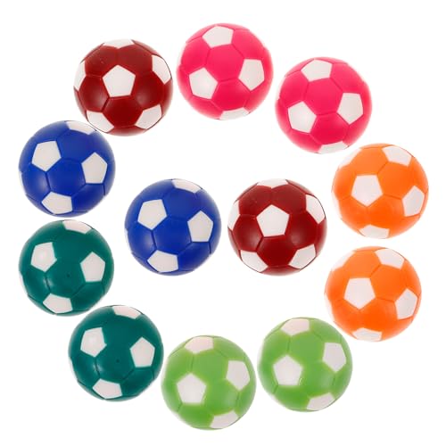 WOONEKY Foosball Table Balls 12pcs Mini Soccer Balls for Boys and Girls Table Football Games