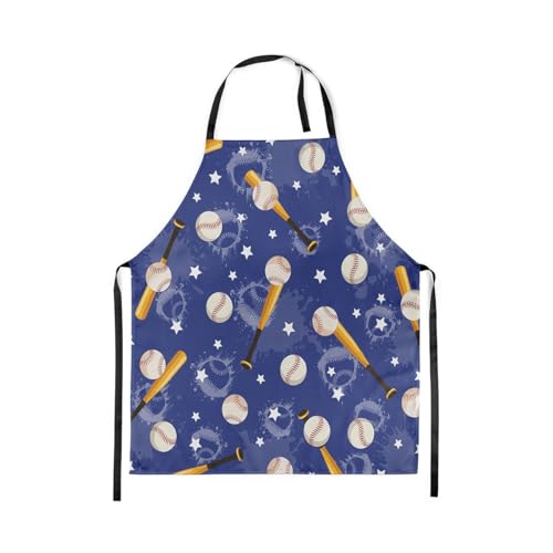 Manfei Volleyball Kids Kitchen Apron - color: Chic Blue