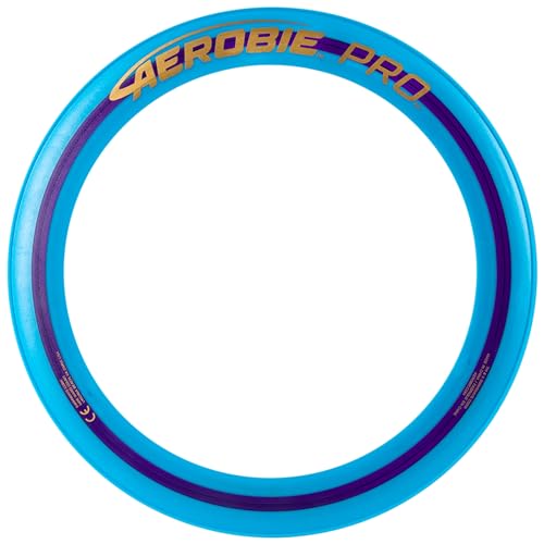 Aerobie Pro Flying Ring Throw Ring with Diameter 33 cm, Blue, for Adults and Children from 5 Years (TOGGO Toys 2022) - color: Blue