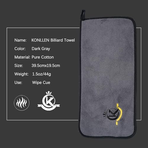 KONLLEN 9ft Pool Table Felt, 80/20 Wool Nylon Blend Billiard Table Cloth with Pre-Cut Strips, Professional Replacement Felt for Home & League Play - color: 001-Grey