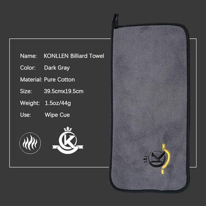 KONLLEN 9ft Pool Table Felt, 80/20 Wool Nylon Blend Billiard Table Cloth with Pre-Cut Strips, Professional Replacement Felt for Home & League Play - color: 001-Grey