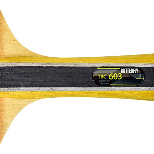 Butterfly B603FL Ping Pong Paddle Set | 1 Table Tennis Racket | 1 Ping Pong Paddle Case| Tournament Butterfly Ping Pong Paddles | High Speed & Spin Table Tennis Set, Multi