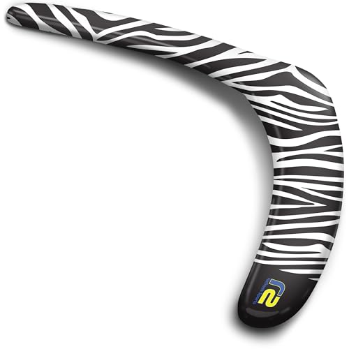 Beach Boomerang Toy For All Ages - Outside Beach Games Adults & Outdoor Toys For Kids - Fun Outdoor Backyard Toys For Boys - Soft Foam Pool Game & Birthday Gift Ideas For Boys & Girls 2026 - color: Zebra