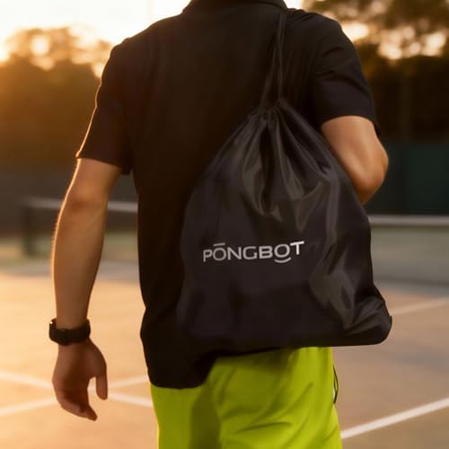 PONGBOT 50 Pack Tennis Balls with Bag, Pressureless and High Elasticity for Practice, Exercise, Beginner Training Play