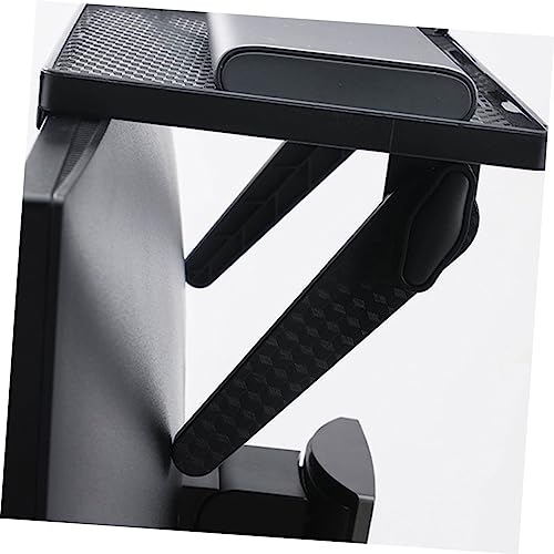 Healifty Holder Wall Hanging Rack Punch Storage Organizer for Router Game Console and Tool Installation Space Saving Design