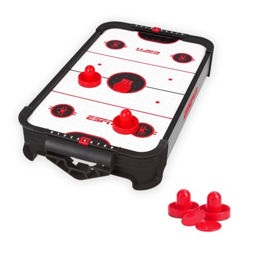ESPN Air Hockey Table for Kids Includes Pucks and Paddles, Arcade Games
