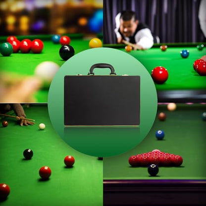 22 Pcs Snooker Billiard Ball Standard Set 2-1/16 inch - 52.5 mm Pool Balls Billiard Set - Regulation Size Professional Pool Set/Billiard Balls Storage Box Pool Ball Storage Case.