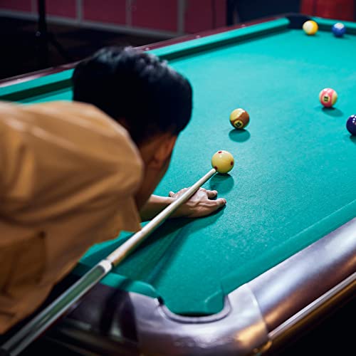 Horse Pool Stick Set of 4, 58 Inch 18-21 oz Pool Cues Sticks Set, Canadian Maple Wood, Leather Wrap Handle, with Chalk, Gloves, Billiards Pools Accessories for Adults, Professional Players, Bar, Home