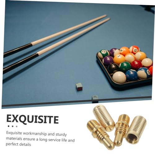 LIFKOME 4Sets Billiard Joint Pin Screws Repairing Screws for Accessories Easy Installation Pool Extension Parts Enhance Stability and Strength