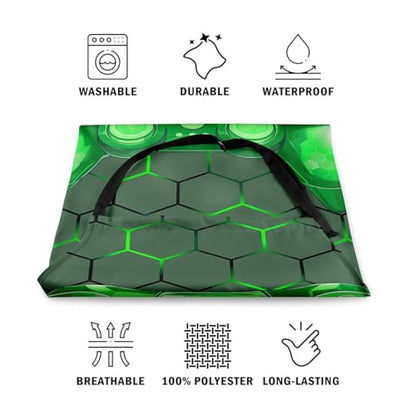 Castle Fairy Basketball Kitchen Apron - color: Gamepad Green