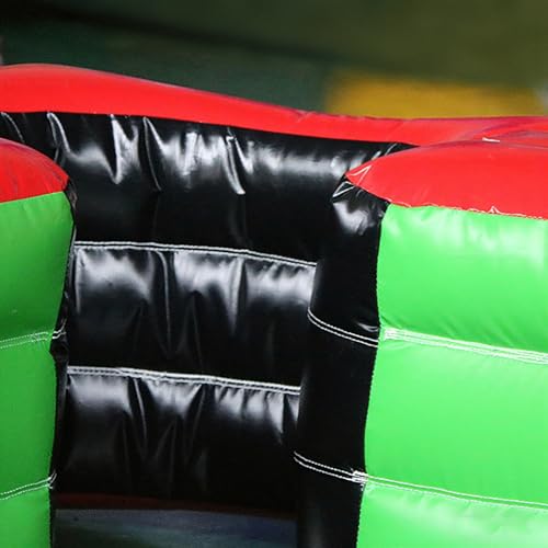 Snookball Giant Inflatable Soccer Pool Table Football Pool Pitch Billiards Inflatable Football Billiard Game with PVC Mat, Air Blower, 16 Balls for Party, Event - size: 8*5m