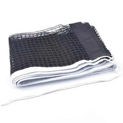 Ping Pong Net Nylon Pingpong Net for Indoor Outdoor School Gym Black Table Tennis Net Replacement (70.8" x 5.9")