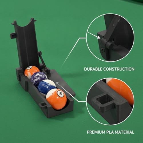 Billiard Ball Positioner, PLA Plastic Alignment Tool for Practice Drills and Shot Setup on Pool Tables (1 PC)