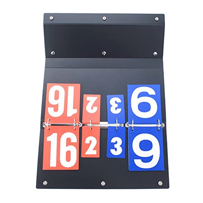 GOGO Flip Scoreboard Foldable, Portable Table Top Socre Keeper for Sports Tennis, Volleyball, Basketball