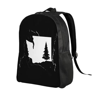 Washington State Tree Backpacks For Men Women Book Bag Travel Hiking Camping Work Lightweight - color: Ye2