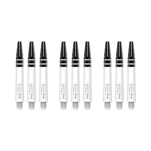 RED Dragon Nitrotech Short Stems - 3 Sets per Pack (9 Stems in Total) - color: White