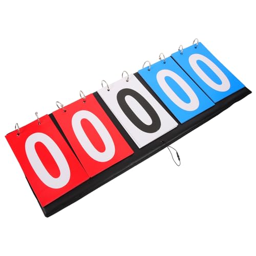 Outanaya Sports Scoreboard Basketball Portable Flip Scoreboard Tabletop Soccer Football