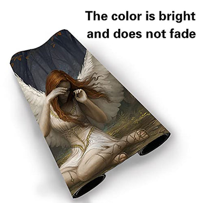 Board Game MTG Playmat Games Size 60X35 cm CCG Compatible for MTG CCG RPG Trading Card Game (Angel of Flight Alabaster) - color: Angel of Flight Alabaster