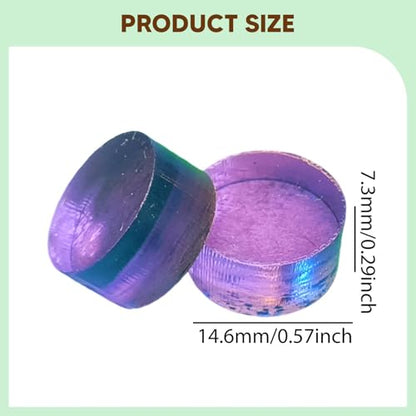 10 Pieces Break Jump Clear Cue Tip Billiard Pool Cue Tip Hard Professional Replacement for Player Billiard Beginners Snooker - color: Purple