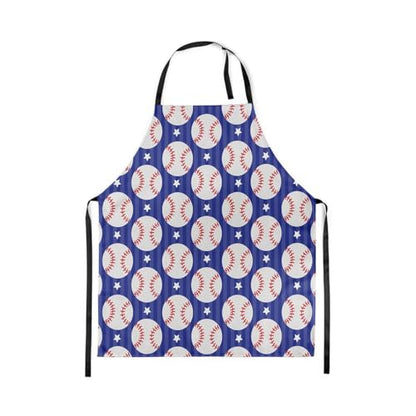 Manfei Volleyball Kids Kitchen Apron - color: Red White