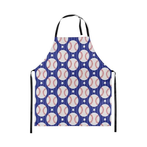 Manfei Volleyball Kids Kitchen Apron - color: Red White