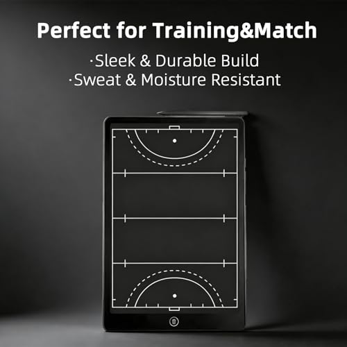 16" LCD Field Hockey Coaching Board – Portable, Reusable Hockey Tactical Board for Youth & School Team Training, Practice & Game-Day Strategy