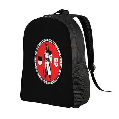 Knights Templar.Jpeg Backpacks For Men Women Book Bag Travel Hiking Camping Work Lightweight - color: Ye16