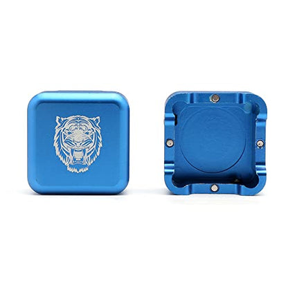 Pool Cue Chalk Holder-Portable Cue Chalk Holder for Billiard Cue Snooker Accessory - color: Blue