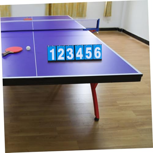 POPETPOP Basketball Scoreboard Portable Tabletop Scoreboard Flip Scorekeeper for Competition