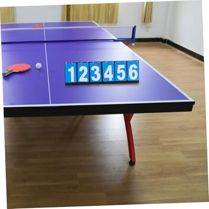 POPETPOP Basketball Scoreboard Portable Tabletop Scoreboard Flip Scorekeeper for Competition