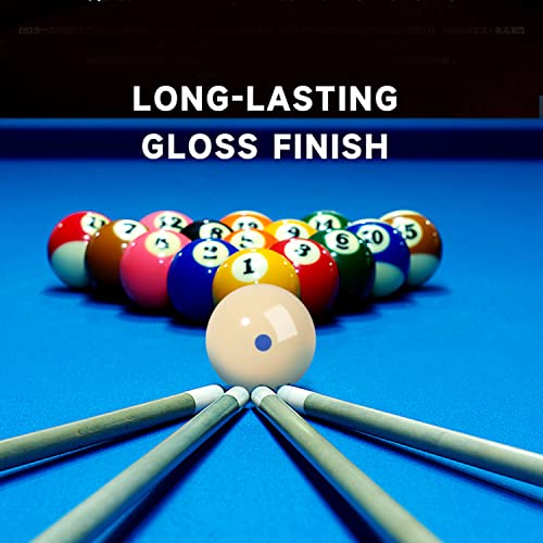 GSE Games & Sports Expert Billiard Practice Training Cue Ball, AAA-Grade PRO Cup Standard Pool Billiard Cue Ball (6 oz 2-1/4" Several Colors Available) - color: 6 Blue Dots