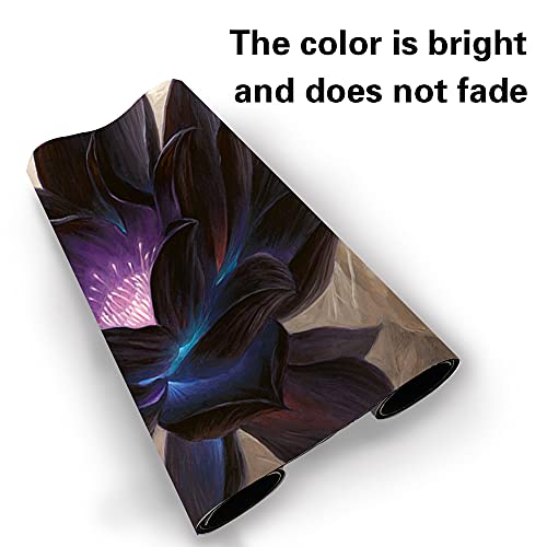 Board Game MTG Playmat Games Size 60X35 cm CCG Compatible for MTG CCG RPG Trading Card Game (Black-Lotus) - color: Black-lotus