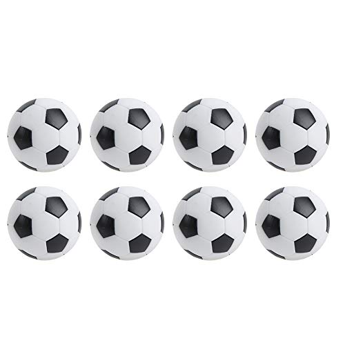 WNSC Mini Table Football Balls, Table Soccer Foosballs Replacement Balls Tabletop Soccer Balls 8Pcs 32mm for Adults and Kids for Football Table Game Accessory