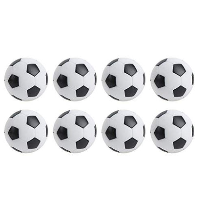 WNSC Mini Table Football Balls, Table Soccer Foosballs Replacement Balls Tabletop Soccer Balls 8Pcs 32mm for Adults and Kids for Football Table Game Accessory