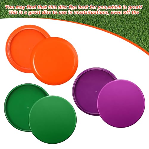Poen 30 Pack Disc Golf Discs Set Including Putter, Mid Range, Driver Plastic Golf Flying Disc for Starter Beginner, 6 Colors