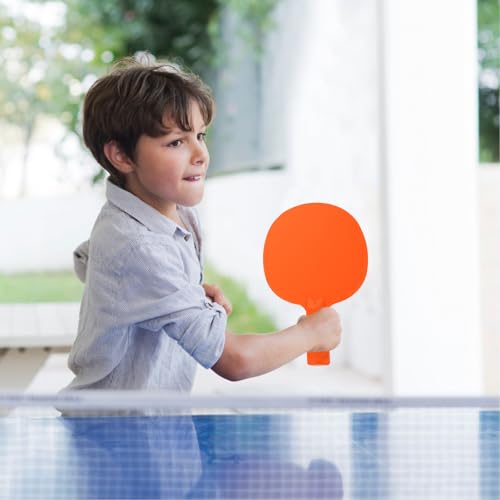 Yardwe 2pcs Table Tennis Paddle: Weatherproof Plastic Racket Training Supply - Portable Able Tennis Bat - Lightweight Equipment for Kids