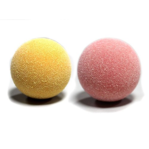 Tornado Official Foosballs Tournament Table Soccer Balls - Made in The USA - Commercial Quality - Play Like The Pros - color: Pink and Yellow, size: 2 Balls