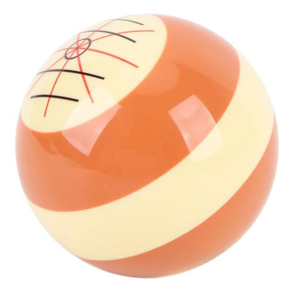 Training Billiards Cue Ball Resin Standard Pool Practice Cue Ball for US Billiards Eight Balls 57.2mm Diameter