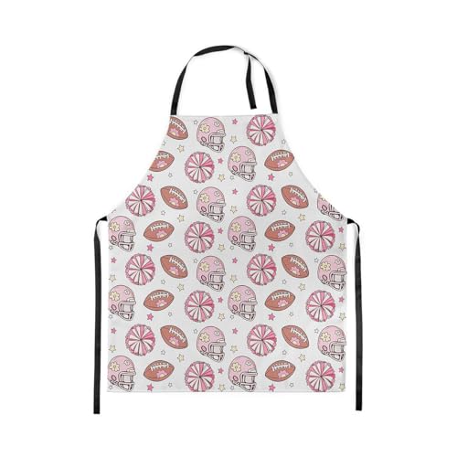 Manfei Baseball Kids Kitchen Apron - color: Pink