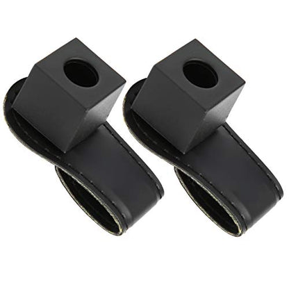 RiToEasysports 2Pcs Billiard Chalk Holder,Pocket Pool Chalk Holder Cue Magnetic Belt Clip Compact And Delicate Stitching Billiards Accessories