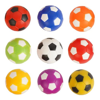 Pack of 9 Foosball Balls Mini Soccer Balls - Small Soccer Ball Replacements for Foosball Table Fun Home Recreation - color: Multi-color- 9PCS