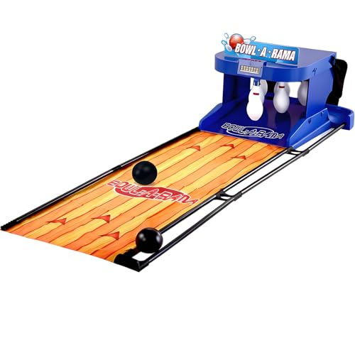 Electronic Bowling Alley Game for Home Bowling Ball Sports Game Console with LED Electronic Scoreboard with Automatic Reset Lighting Simulation Sound Effect for Family 2m/6.56ft - color: 2m/6.56ft