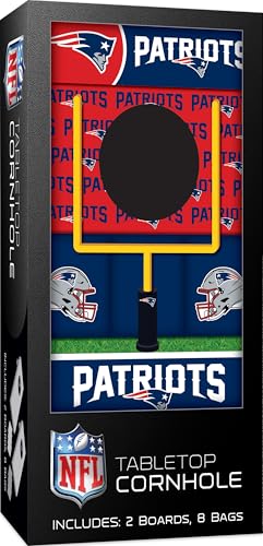 MasterPieces Officially Licensed NFL Tabletop Cornhole for Adults - style: New England Patriots
