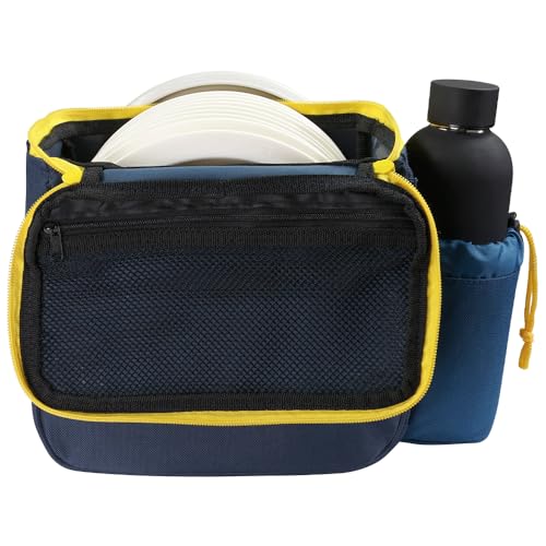 MVP Disc Sports Cell Disc Golf Starter Bag (Choose Your Favorite Color) - color: Light Cobalt/Midnight Blue